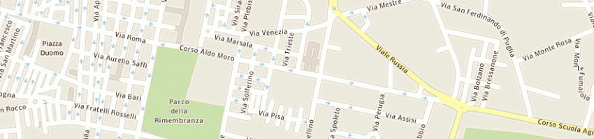 Mappa della impresa poste italiane - ufficio postale cerignola 2 a CERIGNOLA