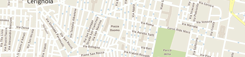 Mappa della impresa poste italiane - ufficio postale di cerignola a CERIGNOLA