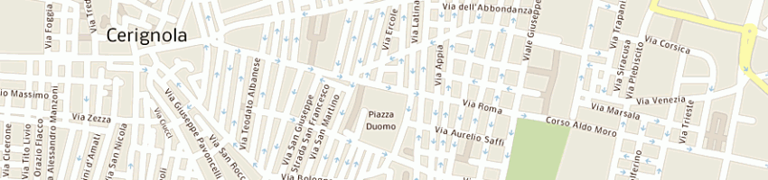 Mappa della impresa agenzia roma studio tedeschi a CERIGNOLA