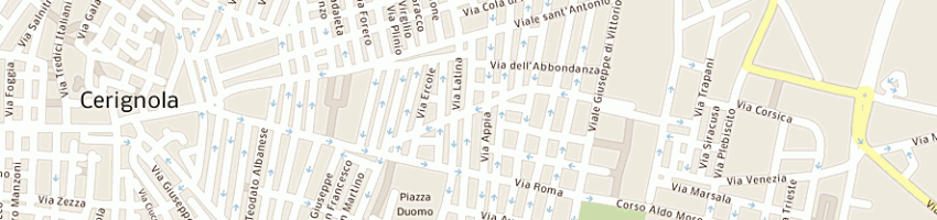 Mappa della impresa pizzi lucrezia a CERIGNOLA