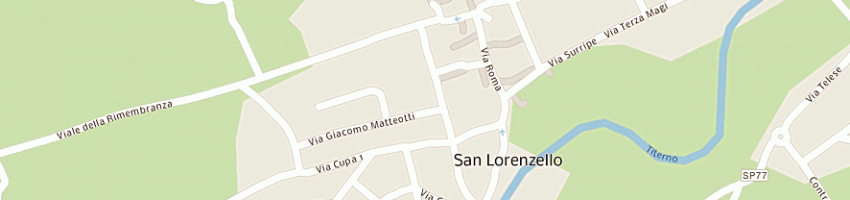 Mappa della impresa comune di san lorenzello a SAN LORENZELLO