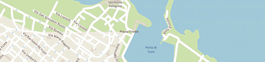 Mappa della impresa municipio di trani a TRANI