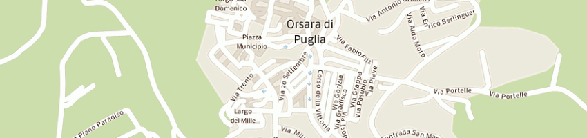 Mappa della impresa municipio a ORSARA DI PUGLIA