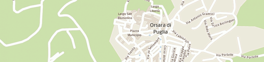 Mappa della impresa volpe giulia a ORSARA DI PUGLIA