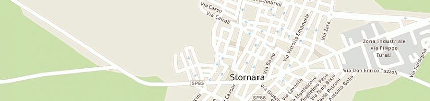 Mappa della impresa di girolamo matteo rocco a STORNARA
