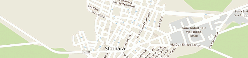 Mappa della impresa albanese virginia a STORNARA
