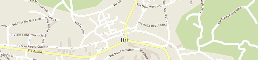 Mappa della impresa molino lorello di lorello andrea a ITRI