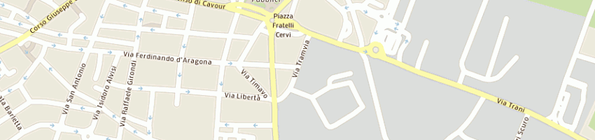Mappa della impresa sieff strade srl a BARLETTA