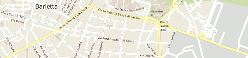 Mappa della impresa cisl scuola a BARLETTA