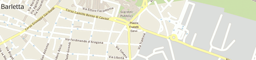 Mappa della impresa municipio a BARLETTA