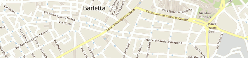 Mappa della impresa charme snc a BARLETTA