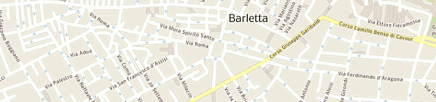 Mappa della impresa zindo (srl) a BARLETTA
