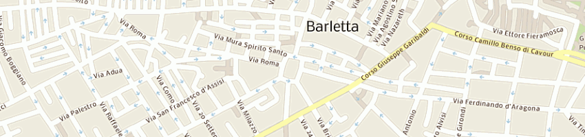 Mappa della impresa progetto vacanze srl a BARLETTA
