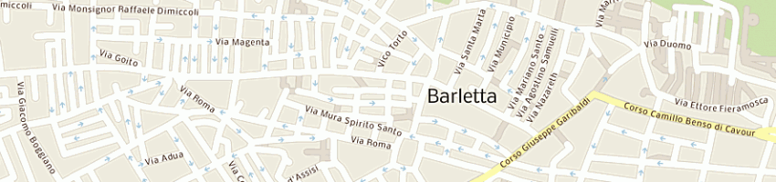Mappa della impresa piazzolla francesco a BARLETTA