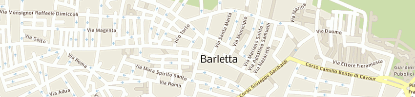 Mappa della impresa romanelli giulia maria a BARLETTA