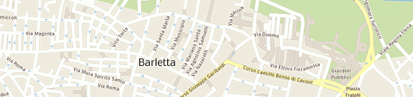 Mappa della impresa pizzeria osteria il cantuccio di morgan a BARLETTA