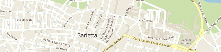 Mappa della impresa pizzeria la stradina a BARLETTA