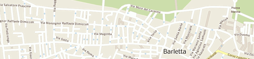 Mappa della impresa cafagna pasquale a BARLETTA