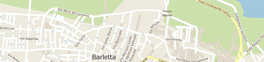 Mappa della impresa al vecchio forno a BARLETTA