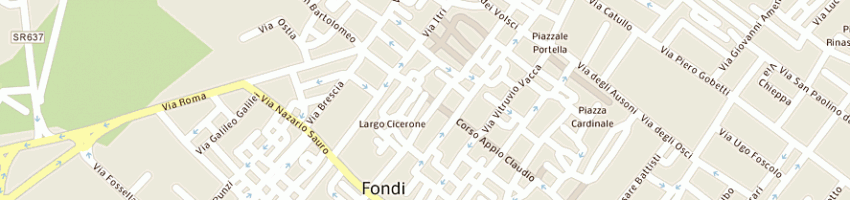 Mappa della impresa giannetti francesca a FONDI