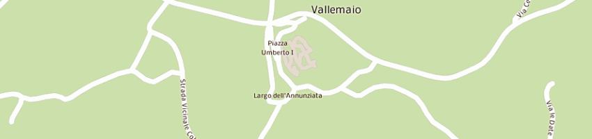 Mappa della impresa conte angelo a VALLEMAIO