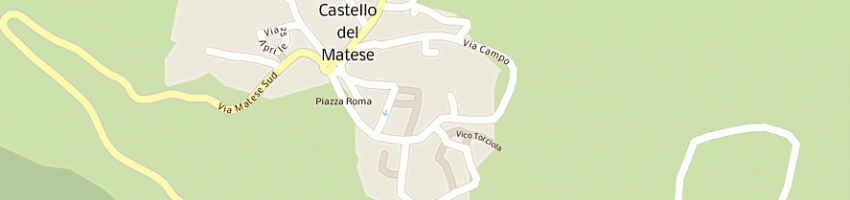 Mappa della impresa montone antonio a CASTELLO DEL MATESE