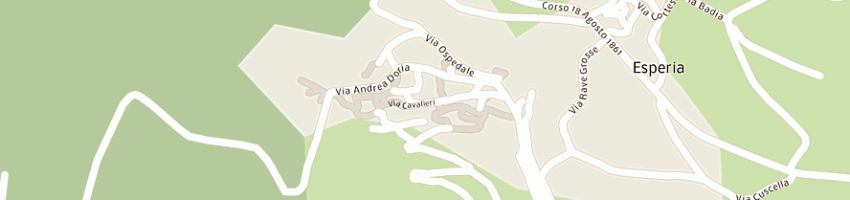 Mappa della impresa paliotta virginio a ESPERIA