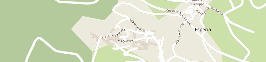 Mappa della impresa carabinieri a ESPERIA