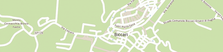 Mappa della impresa bar olga a BICCARI