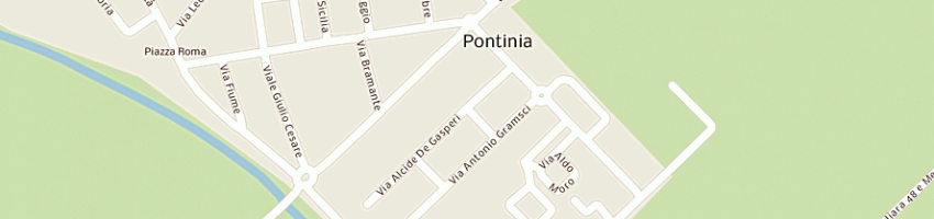 Mappa della impresa transpontina srl a PONTINIA