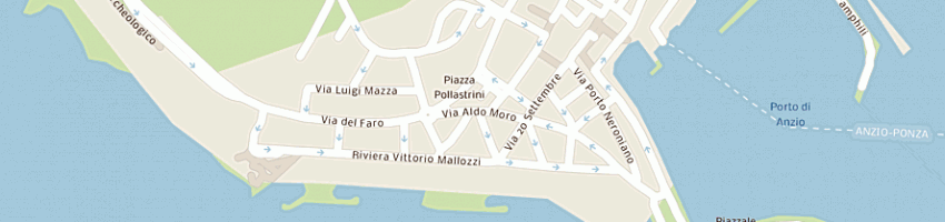 Mappa della impresa poste italiane a ANZIO