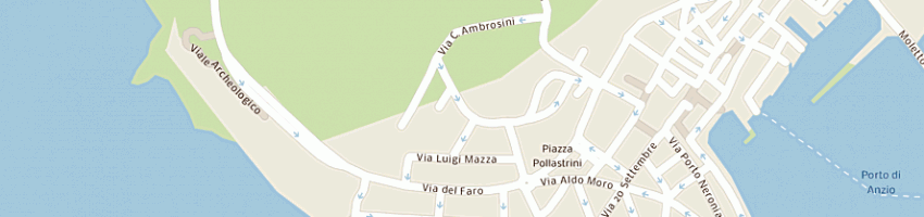 Mappa della impresa soccooppesca arl isole pelage a ANZIO