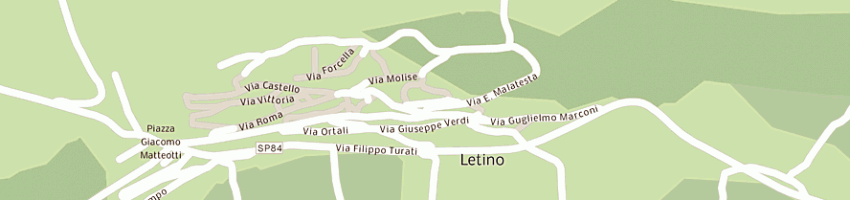 Mappa della impresa poste italiane a LETINO
