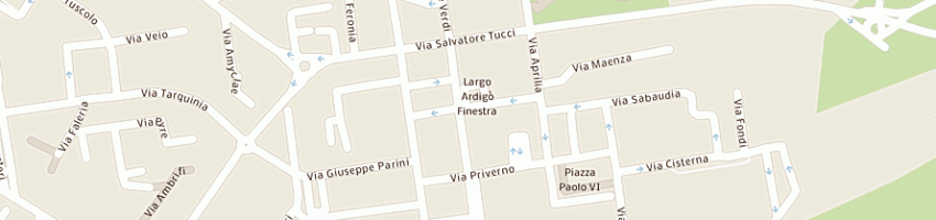 Mappa della impresa pizzicheria taormina di taormina vincenzo e c - sas a LATINA