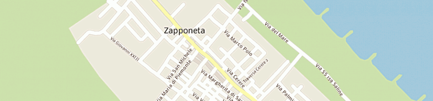 Mappa della impresa pitta costruzioni spa a ZAPPONETA