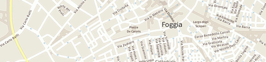 Mappa della impresa pizzeria ristorante il gobbo a FOGGIA