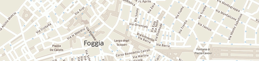 Mappa della impresa di roma pellegrino a FOGGIA