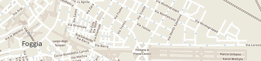 Mappa della impresa fabrocini lelio a FOGGIA