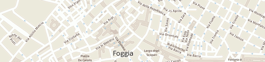 Mappa della impresa casa della seta a FOGGIA