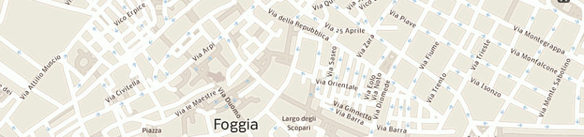 Mappa della impresa centro servizi uil srl a FOGGIA