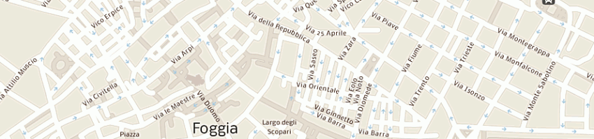 Mappa della impresa global srl a FOGGIA