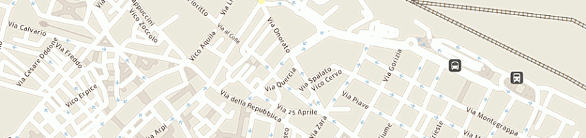 Mappa della impresa pizzeria il granaio a FOGGIA