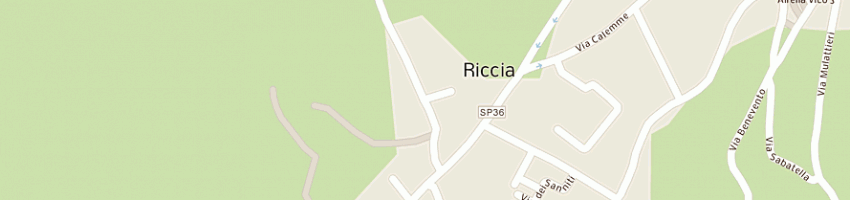Mappa della impresa citta' di riccia a RICCIA