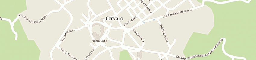 Mappa della impresa spacagna aldo a CERVARO