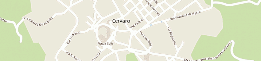 Mappa della impresa comune di cervaro a CERVARO