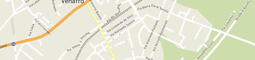 Mappa della impresa agenzia volturno pratiche auto ed amministrative a VENAFRO