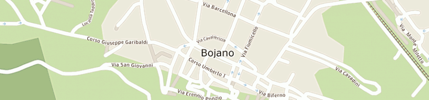 Mappa della impresa comune di boiano a BOJANO