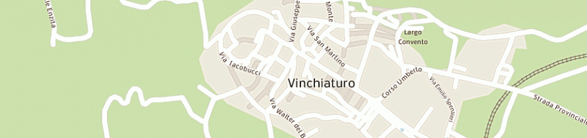 Mappa della impresa comune di vinchiaturo a VINCHIATURO