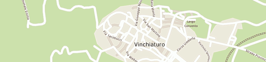 Mappa della impresa municipio di vinchiaturo a VINCHIATURO