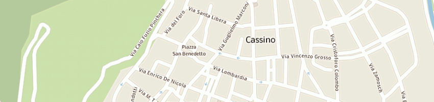 Mappa della impresa scarlini gianfranco a CASSINO